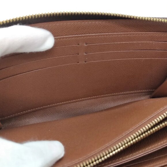 Authentic Louis Vuitton Brown Monogram Leather Wallet mn319-112725 - Picture 7 of 9